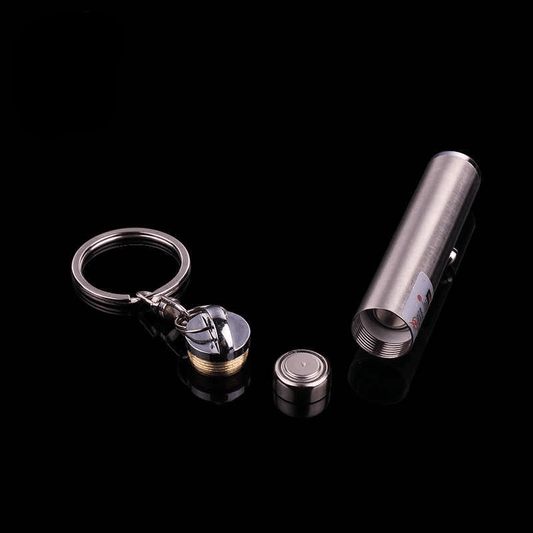 赤色レーザーポインター 20mW 激安 キーホルダー型 650nm 自動ロック 常時オン 理科実験 星空解説 運転指示 不動産案内 プレゼン用 小型軽量 持ち運び便利 安価通販 教育現場対応 業務用 光点 - 光点