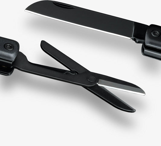 多機能ペン マルチツール 3in1|はさみマルチツール・多用途ツール・LED懐中電灯搭載|USB充電式 IPX4防水 小型軽量|アウトドア・防災・日常作業対応 - 光点