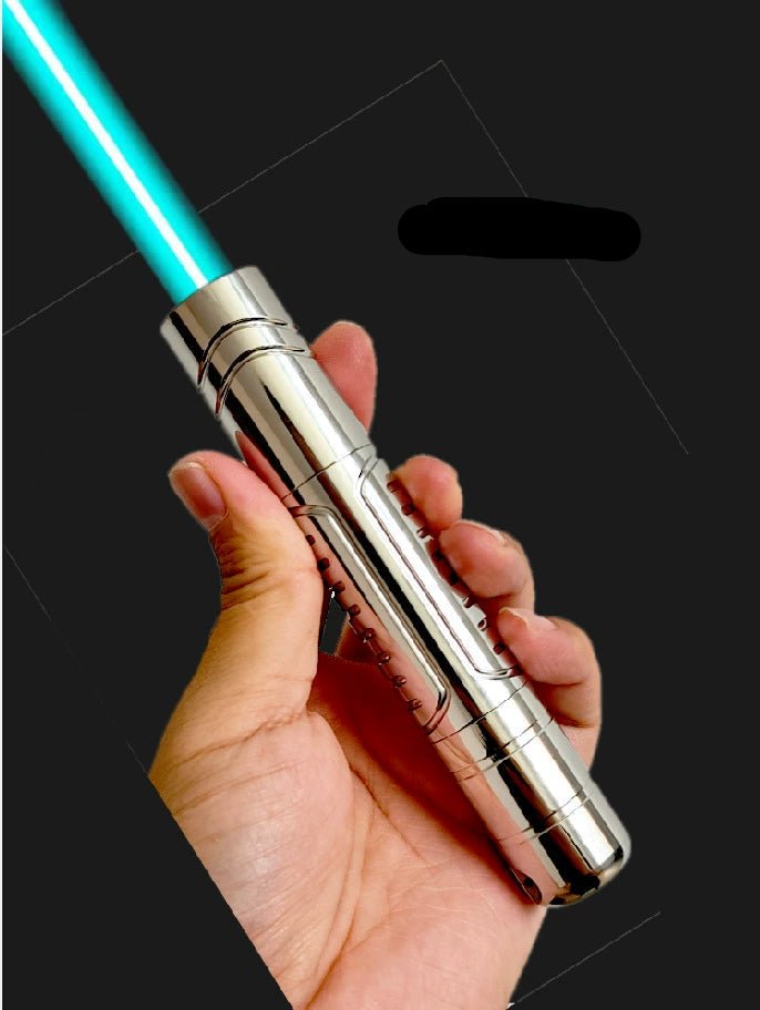 多色7波長レーザーポインター タイプ 青・緑・赤・紫ほか 長距離ガイド用 USB充電式 ライト機能付 教育・プレゼン・観測サポート用ツール - 光点