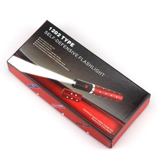 リップスティック型セルフディフェンスライト 直接充電式 LED懐中電灯 キーチェーン 多機能 女性向け 手のひらサイズ 通勤 夜道 アウトドア 自宅防犯 スタイリッシュ - 光点