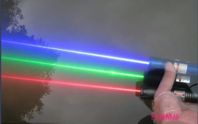 超防水レーザーポインター 水中使用可 450nmブルー高出力2W 長距離照射対応 ダイビング・GFP検出・アウトドア向け プロ仕様防水レーザーライト - 光点