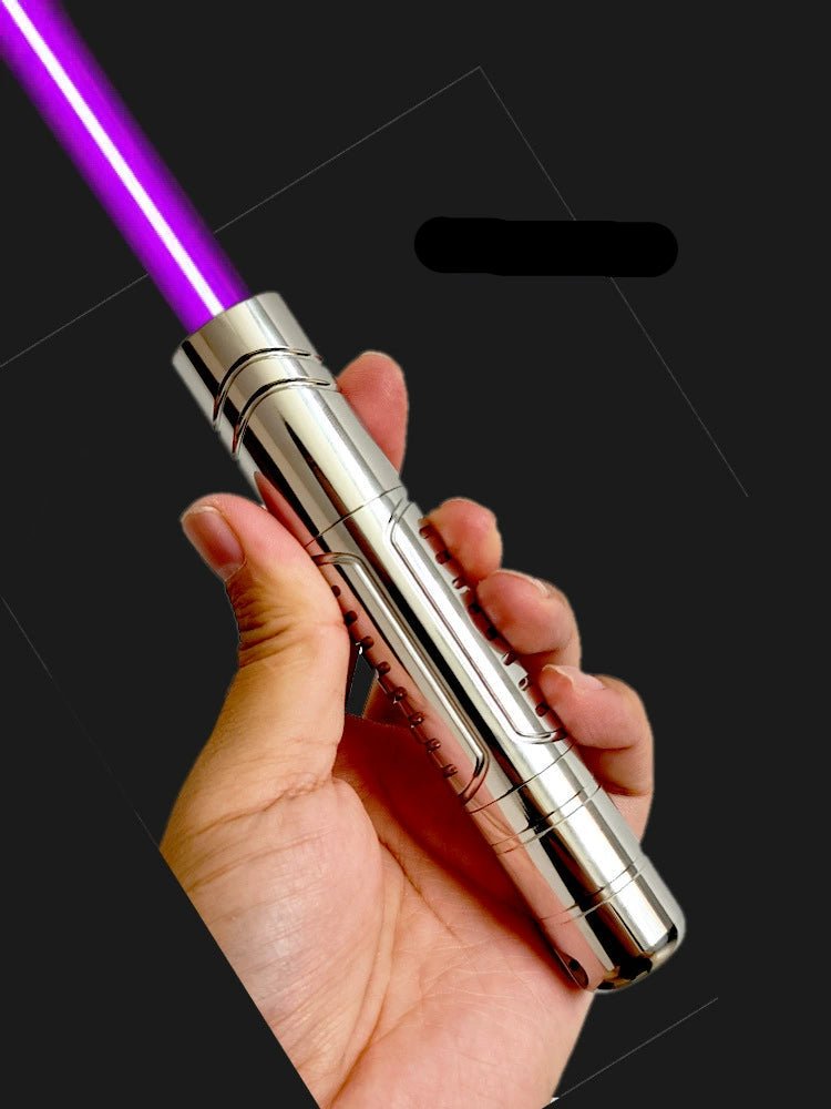 多色7波長レーザーポインター タイプ 青・緑・赤・紫ほか 長距離ガイド用 USB充電式 ライト機能付 教育・プレゼン・観測サポート用ツール - 光点