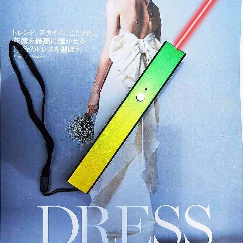 青色レーザーポインター USB充電式 強力長距離レーザー 指示棒・教育用ペン 正方形デザイン プレゼンテーション・講義・研修・説明会・実験・デモンストレーション対応 高輝度シアンレーザー 光学モデル提示 プロ用コンサル向けツール 室内外使用可 キャットティーザー機能付き 緑/赤レーザー - 光点 - 光点