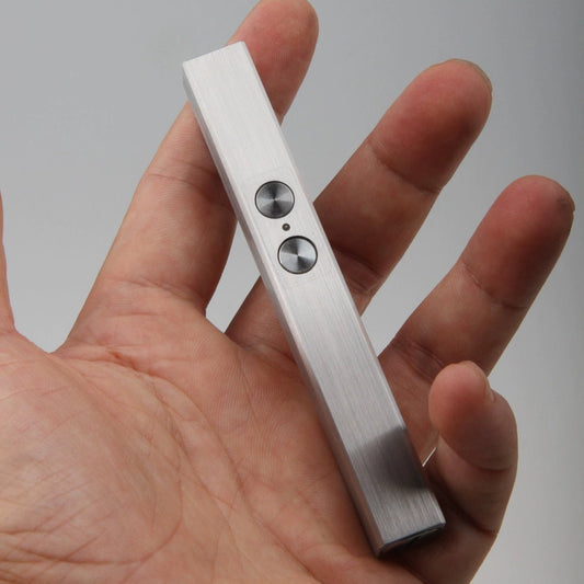 USB充電式 Bluetooth接続 小型ステンレス角型レーザーポインター 教育 研究 サバイバル 天文ナビ用 精密制御可能 精密測定 ポータブル設計 光点 - 光点