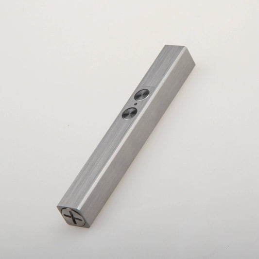 USB充電式 Bluetooth接続 小型ステンレス角型レーザーポインター 教育 研究 サバイバル 天文ナビ用 精密制御可能 精密測定 ポータブル設計 光点 - 光点